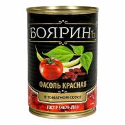 Кон. Фасоль красная в т/с БОЯРИН ж/б 425мл/12шт