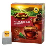 Чай Лисма чернонасыщенный 100пак/6шт