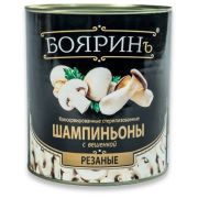 Кон. Грибы Шампиньоны с вешенкой рез. БОЯРИН ж/б 3100мл/6шт