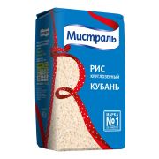 Крупа рис круглозерный Кубань Мистраль 900гр/12шт