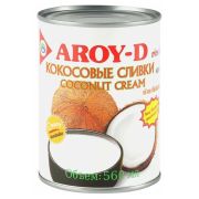 Кон. Кокосовые сливки (крем) 20-22% Aroy-D ж/б 560мл/24шт