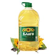Масло подсолнечное раф. дез. Благо 5л/3шт